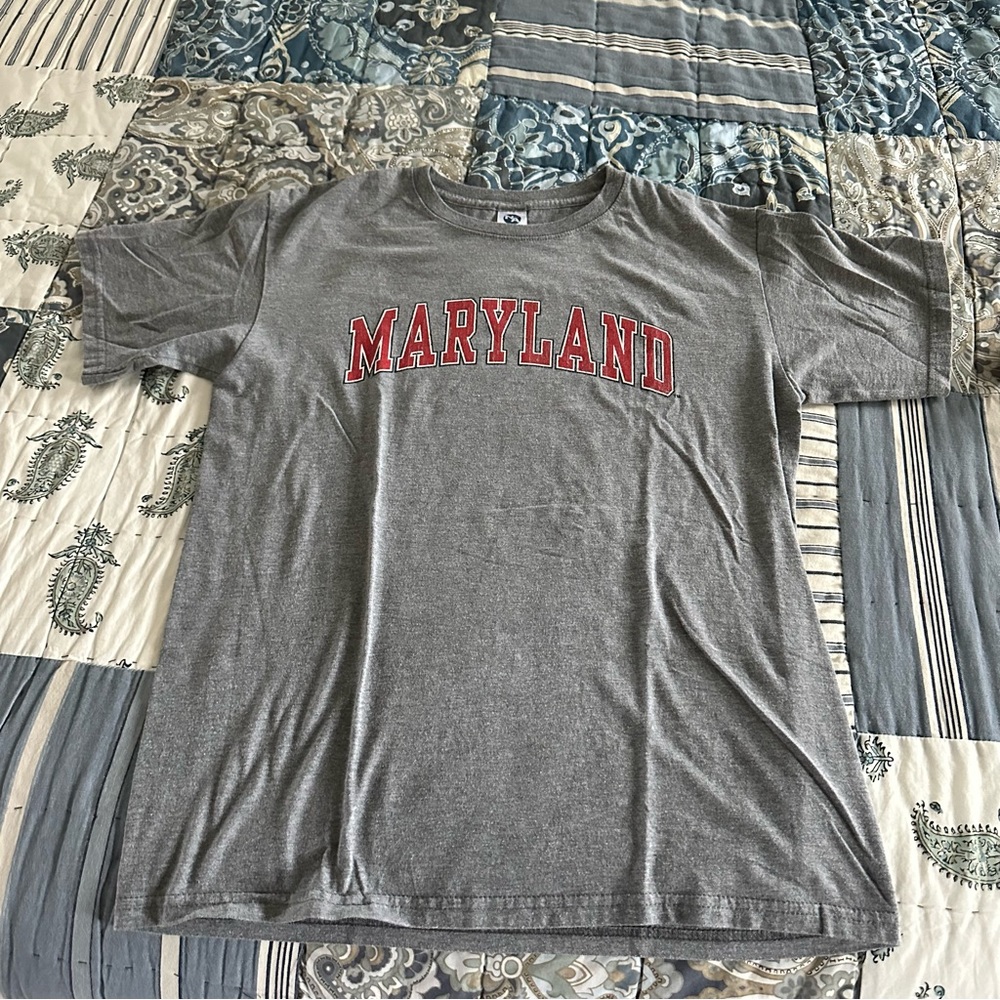 Youth New Agenda XL Maryland University T-Shirt in Gray